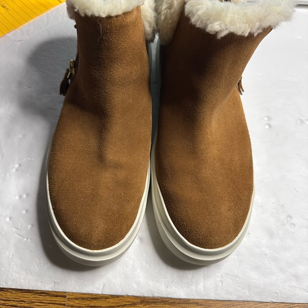 Cole Haan Brown Suede Winter Boots